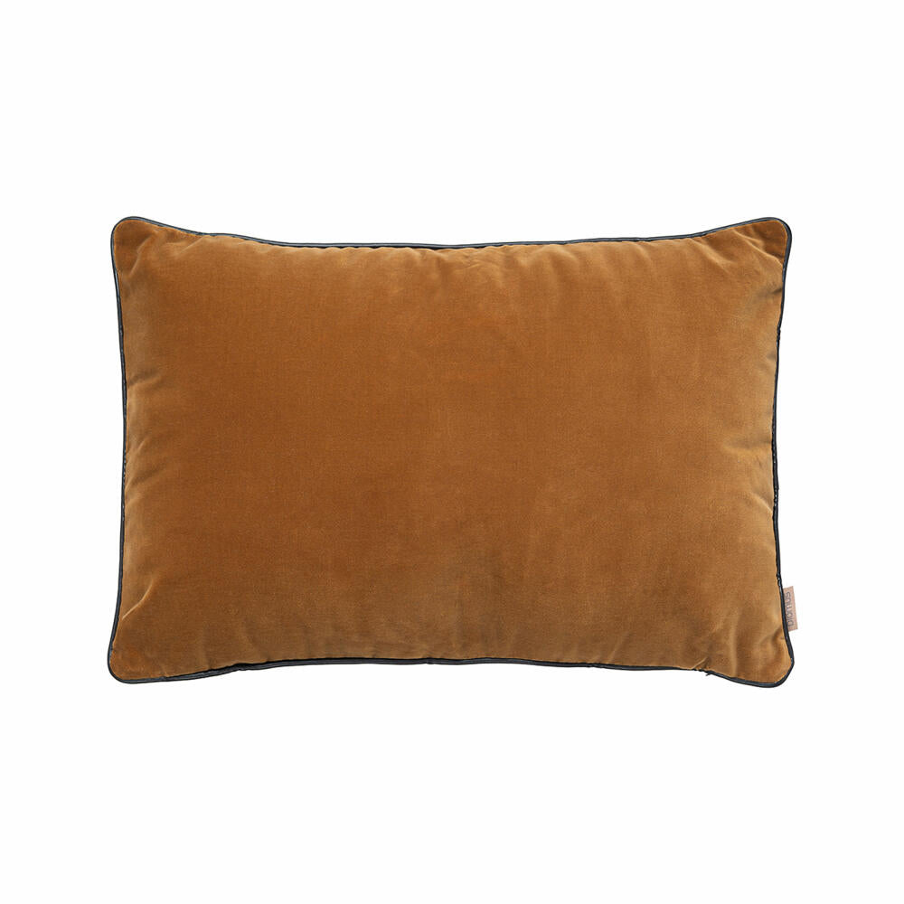 Blomus Velvet cushion cover, cushion cover for head or sofa cushions, cotton, tan, 40 x 60 cm, 66573