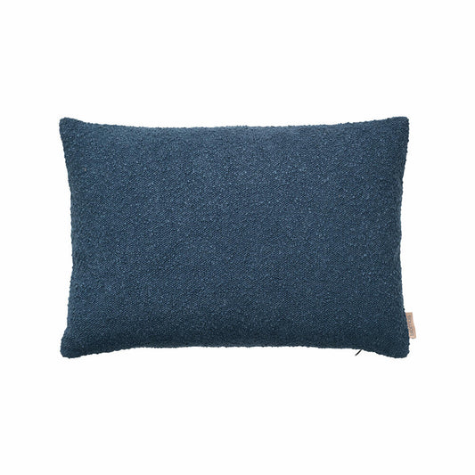 Blomus Kissenbezug Boucle, Kissenhülle für Kopf- oder Sofakissen, Midnight Blue, 40 x 60 cm, 66606