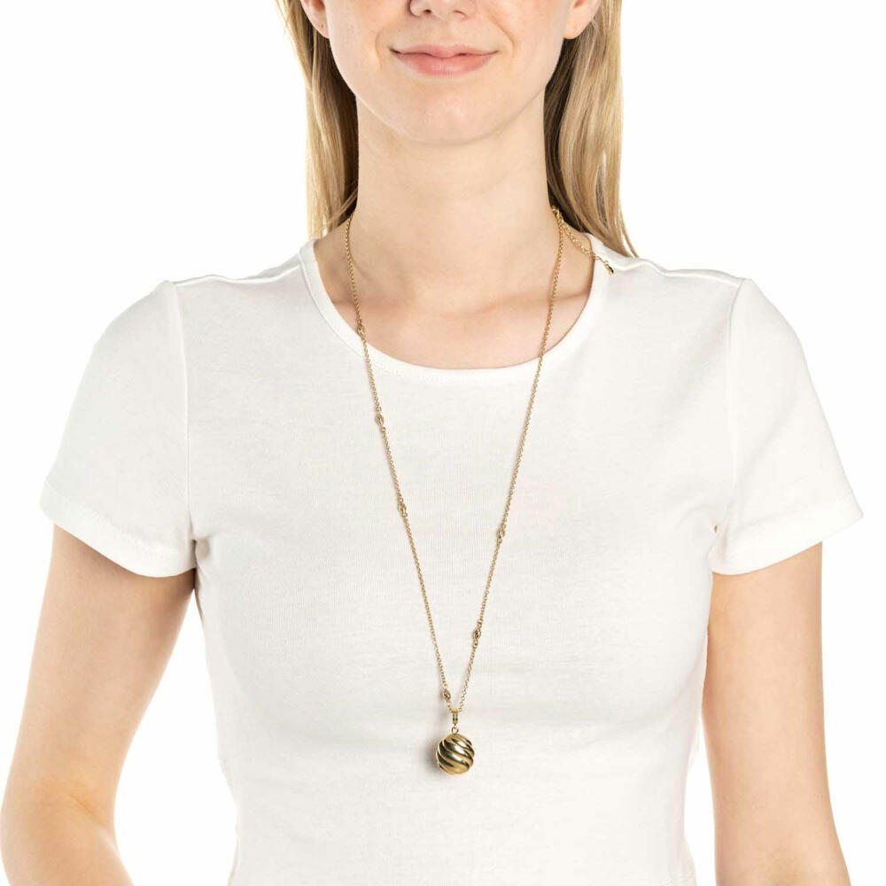 Leonardo Jewels Halskette Giro, Kette, Halsschmuck, Modeschmuck, Edelstahl, Golden, 022161