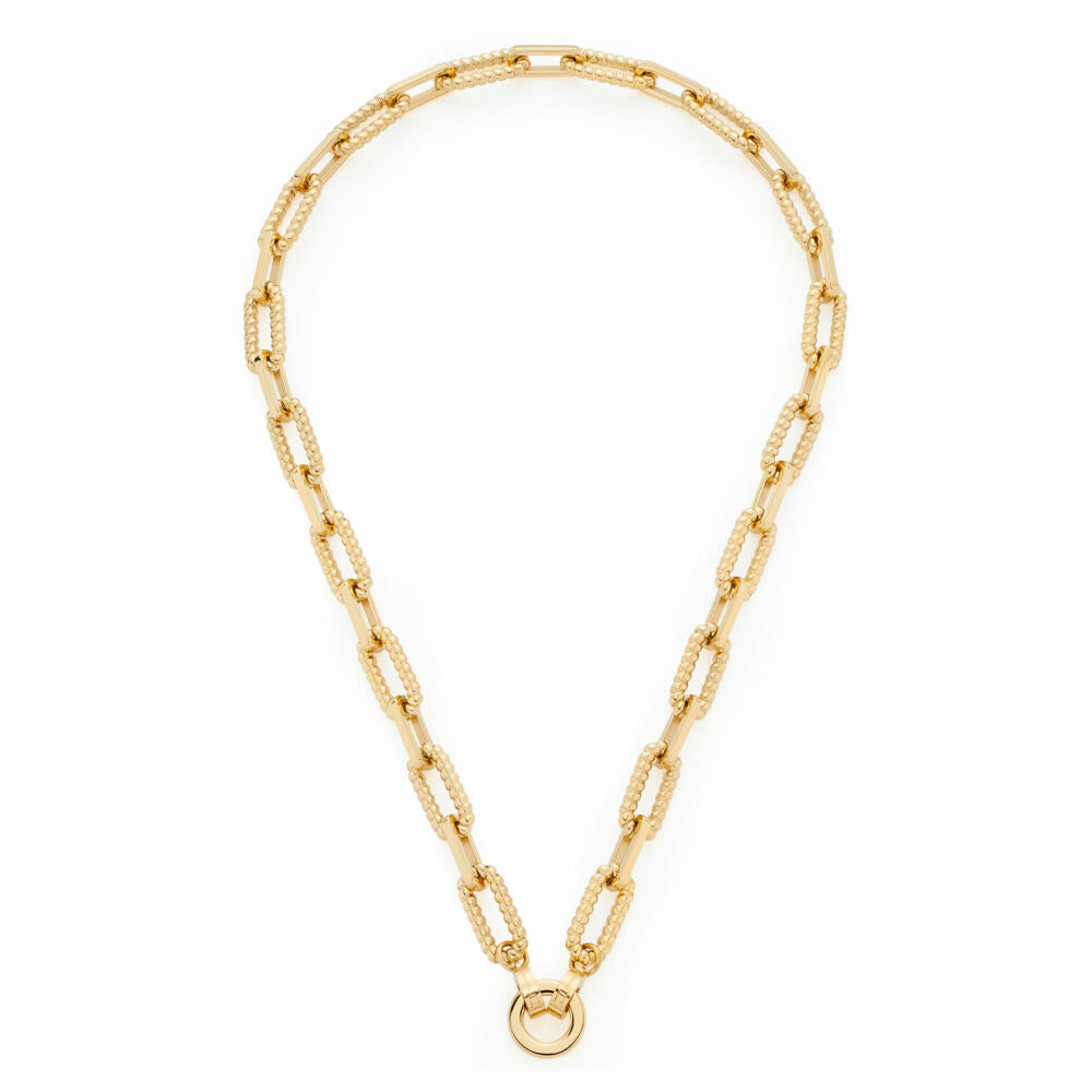 Leonardo Jewels Halskette Moni Clip&Mix, Kette, Halsschmuck, Edelstahl, Golden, 43 cm, 022232
