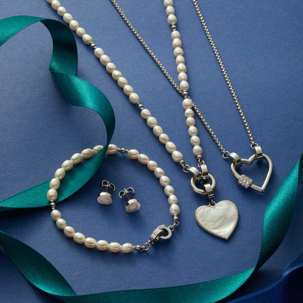 Leonardo Jewels Pendant Caya Clip&amp;Mix, Chain Pendant, Stainless Steel, Silver, 022199