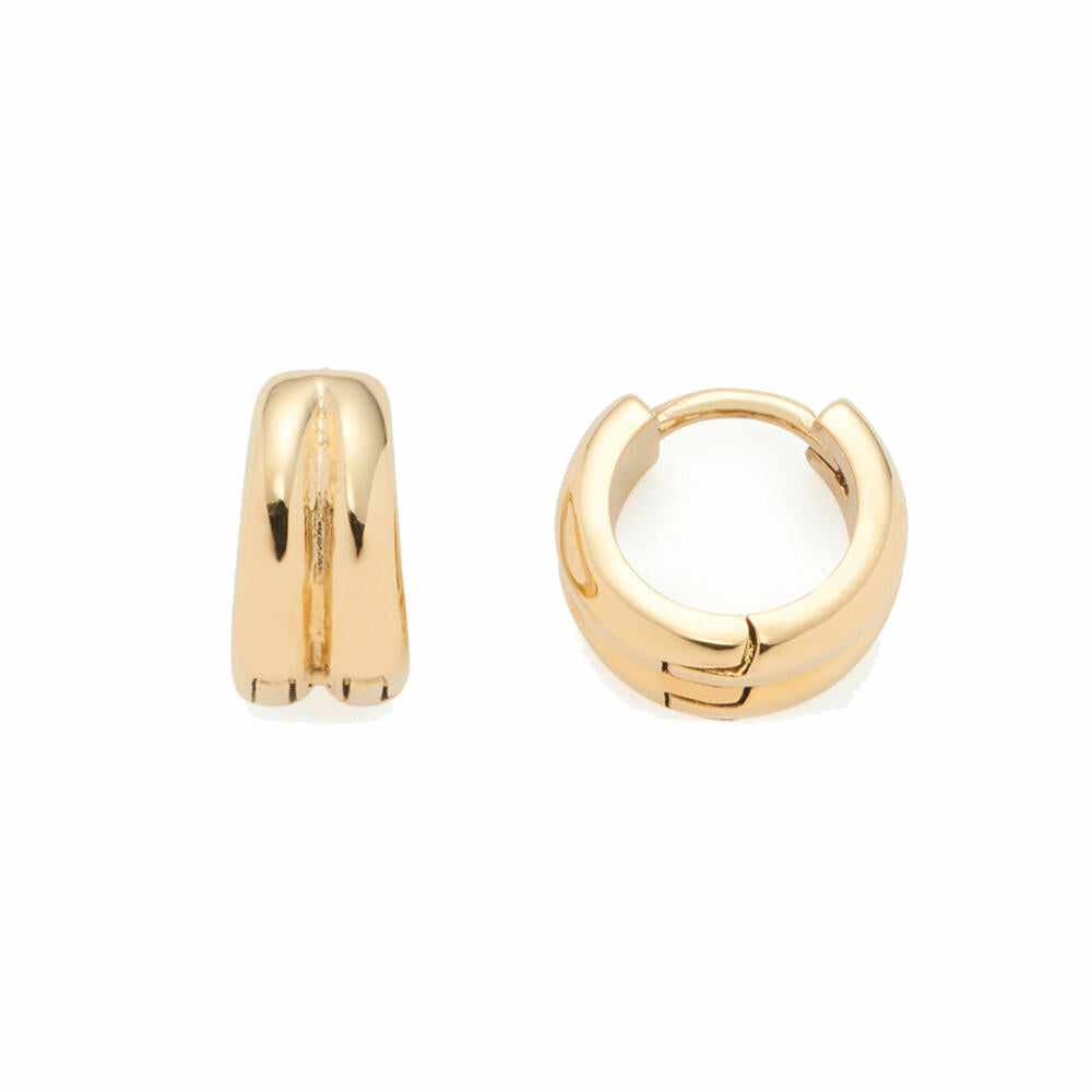 Leonardo Jewels Creole Dani Ciao set of 2, stud earrings, earrings, stainless steel, golden, 022338