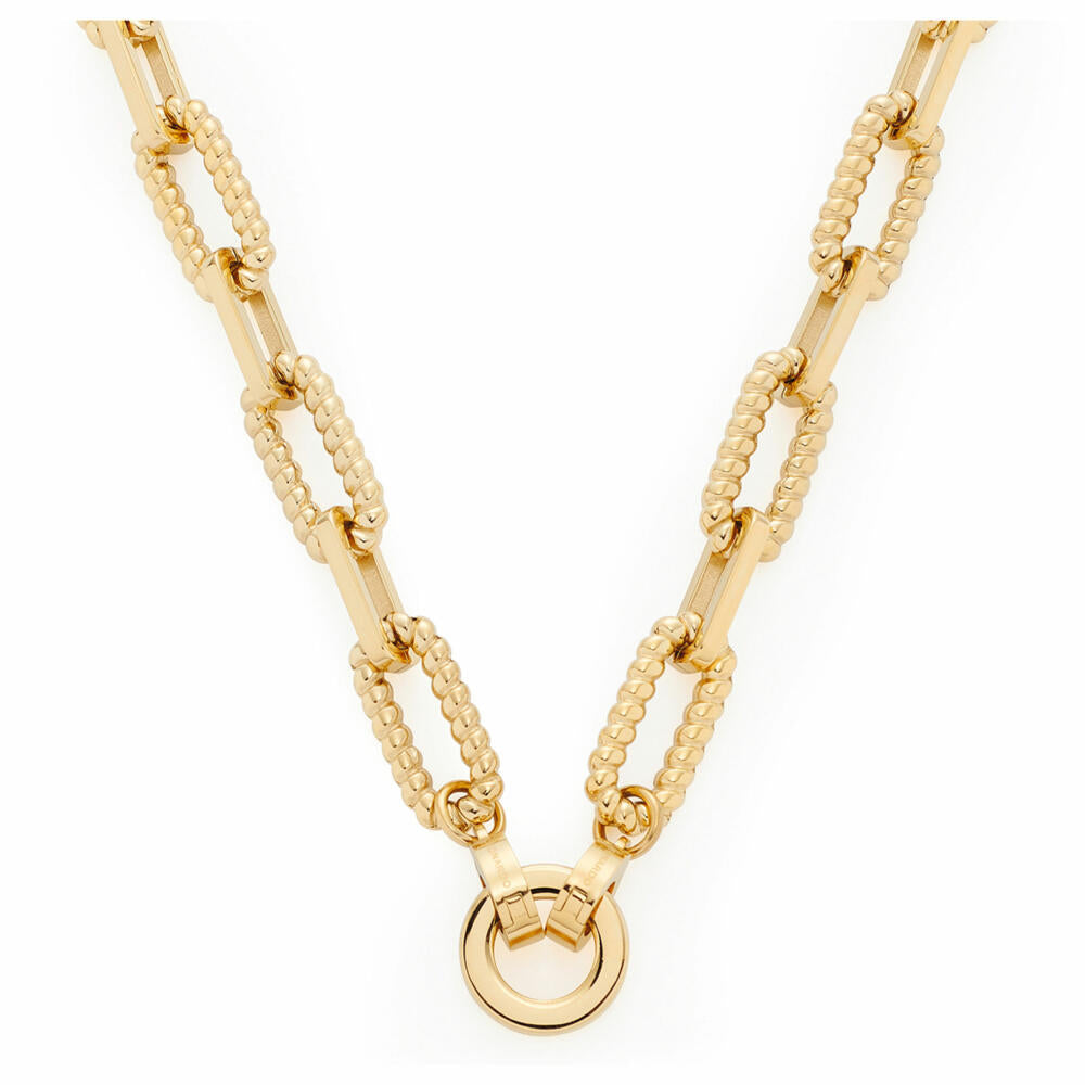 Leonardo Jewels Halskette Moni Clip&Mix, Kette, Halsschmuck, Edelstahl, Golden, 43 cm, 022232