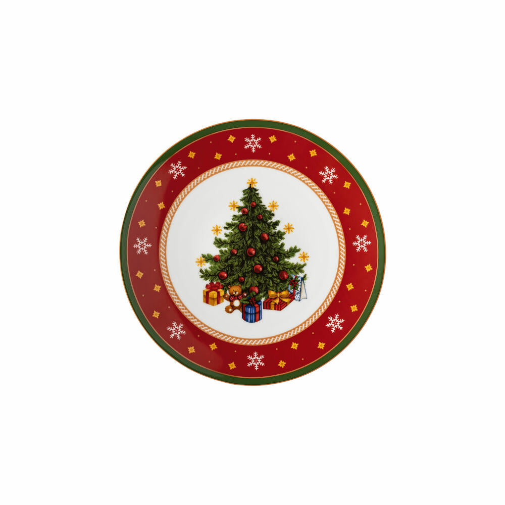 Hutschenreuther Tortenplatte auf Fuß klein Happy Wintertime, Tortenständer, Porzellan, Mehrfarbig, 21 cm, 02488-727470-12816