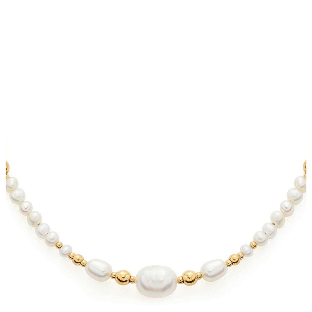 Leonardo Jewels Halskette Inka, Kette, Modeschmuck, Halsschmuck, Edelstahl, Golden, 022062