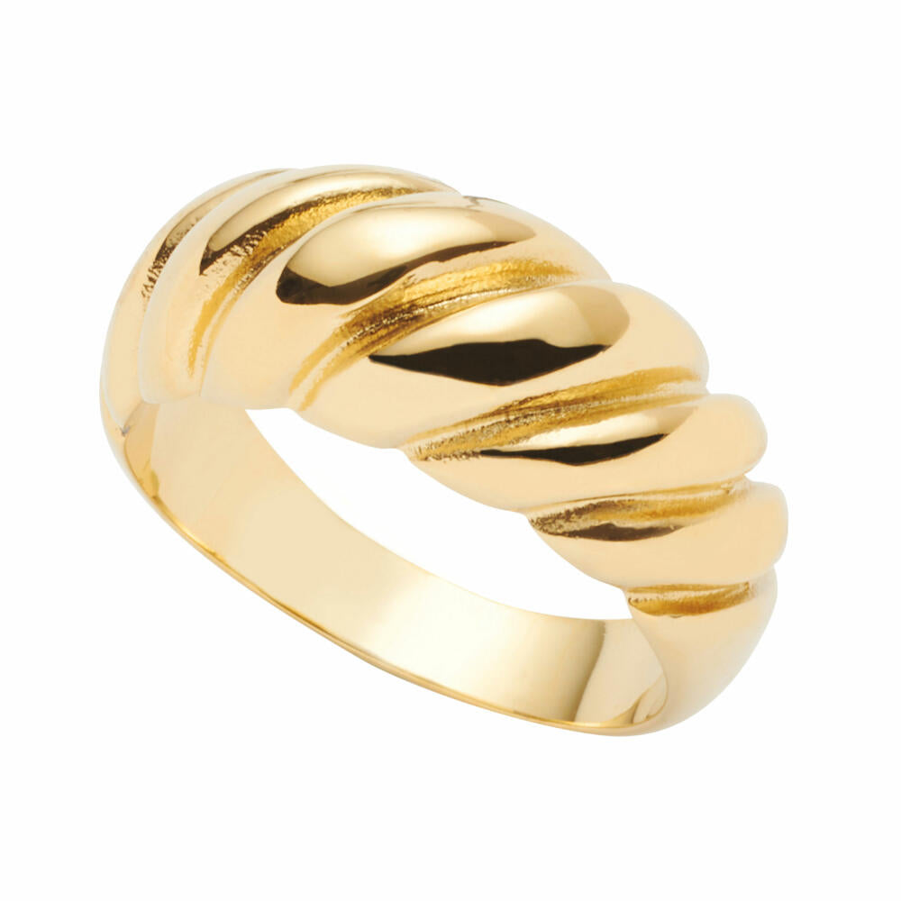 Leonardo Jewels Ring Giro, Fingerring, Schmuck, Edelstahl, Golden, Größe 17, 022162