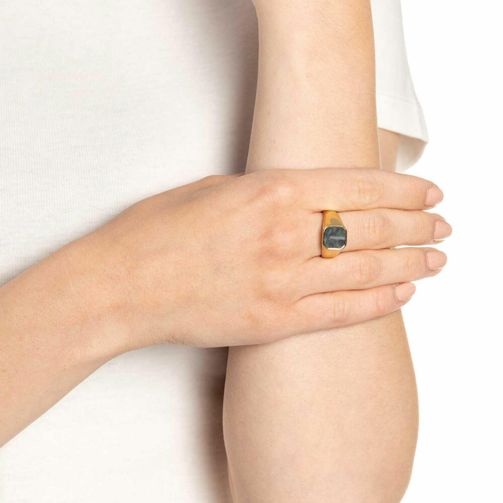 Leonardo Jewels Ring Lira, Fingerring, Schmuck, Edelstahl, Anthrazit, Größe 20, 022176