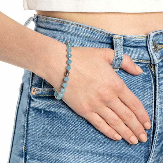 Leonardo Jewels Armband Noce, Armreif, Modeschmuck, Armschmuck, Edelstahl, Blau, 022048