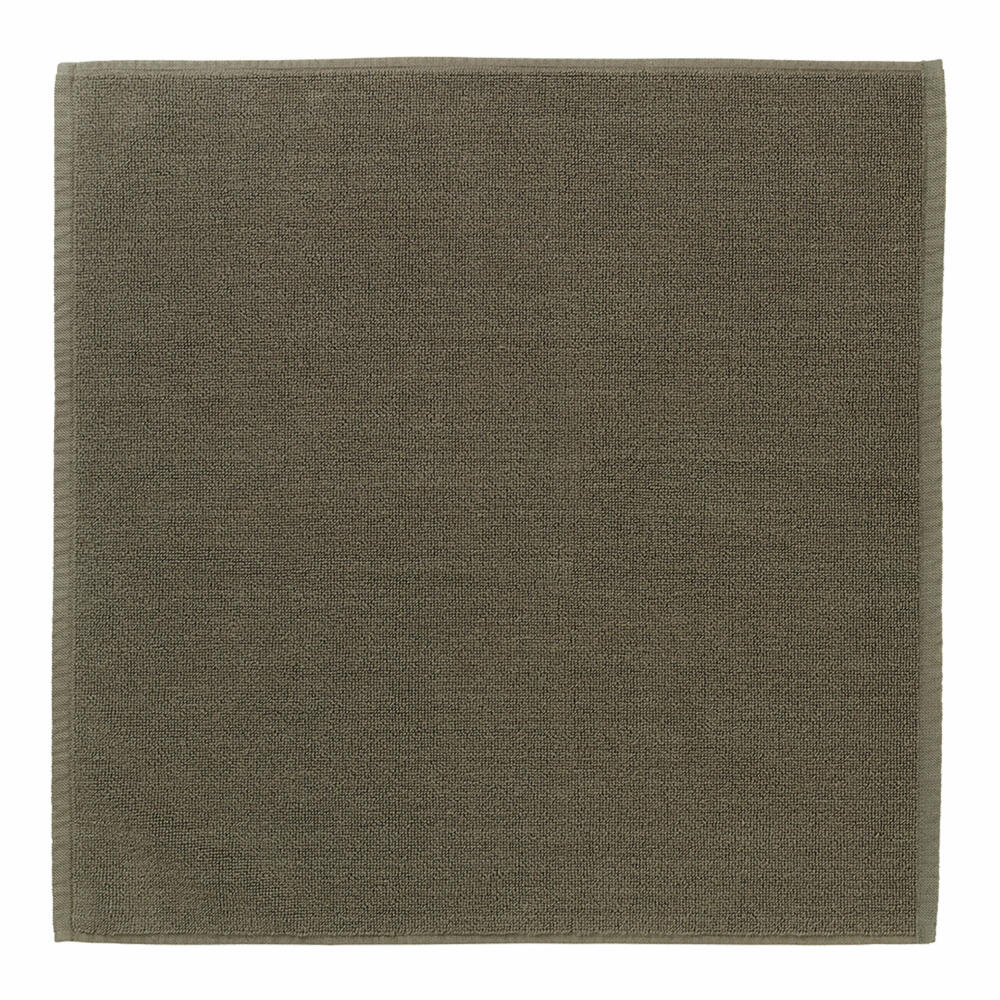 Blomus PIANA Badematte, Badezimmermatte, Fußmatte, Baumwolle, Tarmac, 55 x 55 cm, 69145