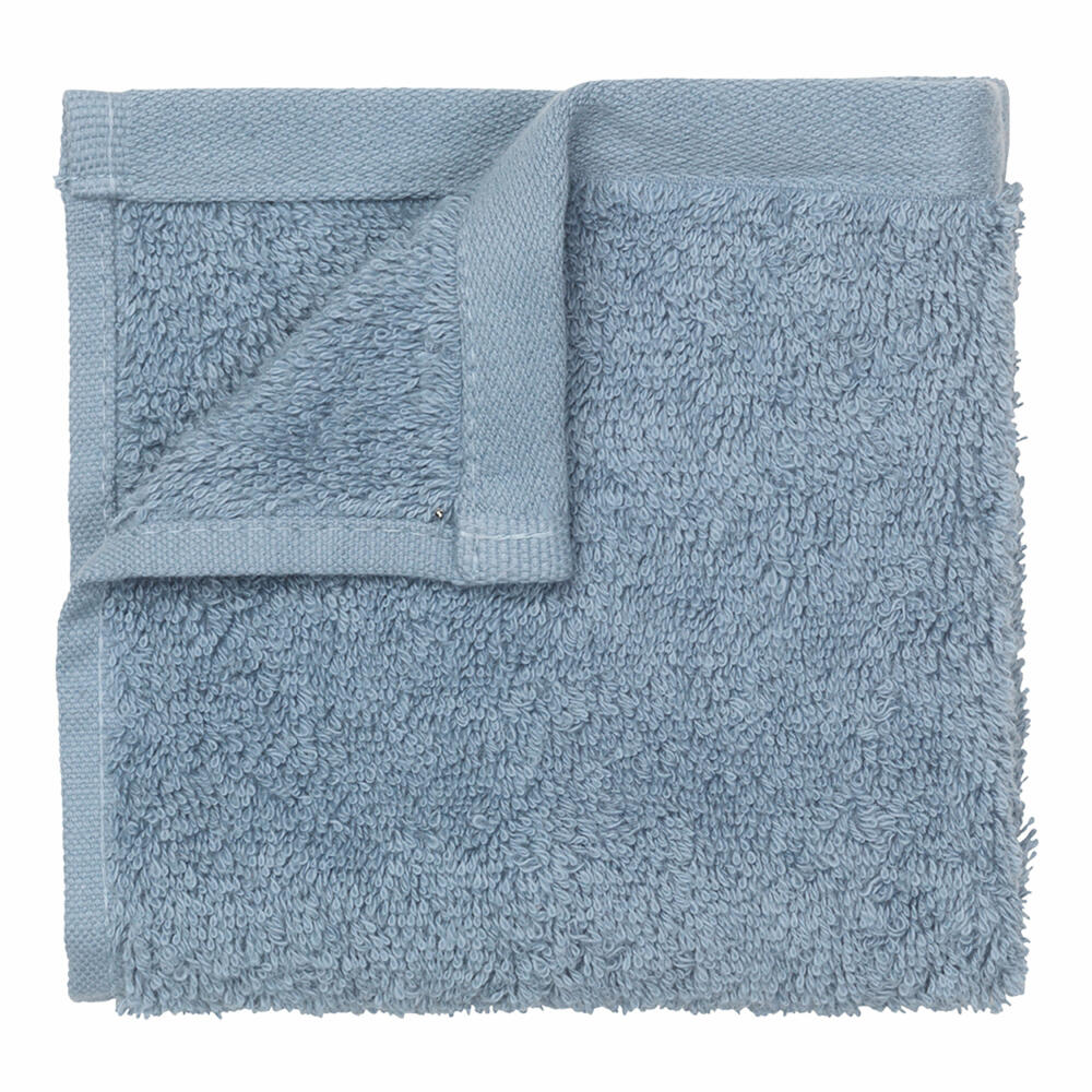 Blomus RIVA Gästehandtücher 4er Set, Gästetücher, Handtuch, Baumwolle, ashley blue, 30 x 30 cm, 69181