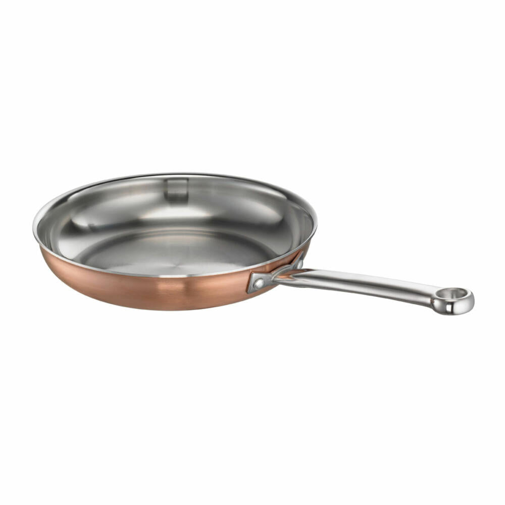 Schulte-Ufer frying pan De Luxe i, grill pan, stainless steel 18/10, 24 cm, 9550-24 i