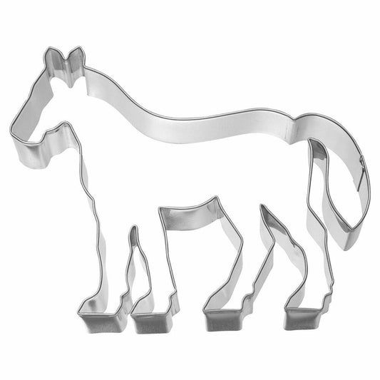 Birkmann cookie cutter horse, cookie cutter, cookie mold, biscuit, cookies, stainless steel, 11.6 cm, 197022