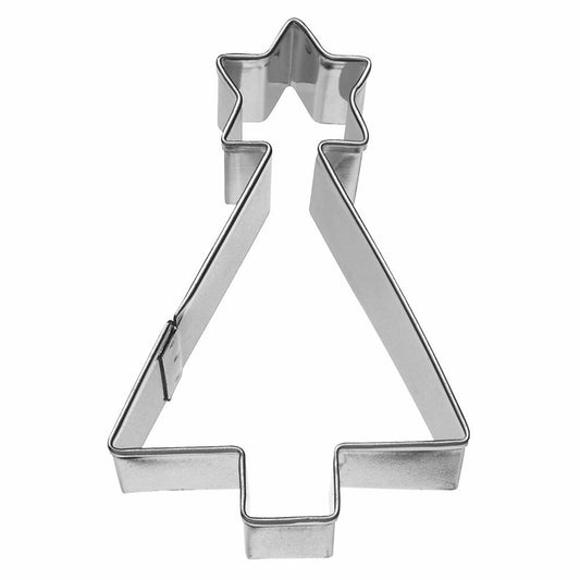 Birkmann Cookie Cutter Christmas Tree Geometric, Cookie Cutter, Cookie Mold, Biscuit, Cookies, Stainless Steel, 7.5 cm, 197046