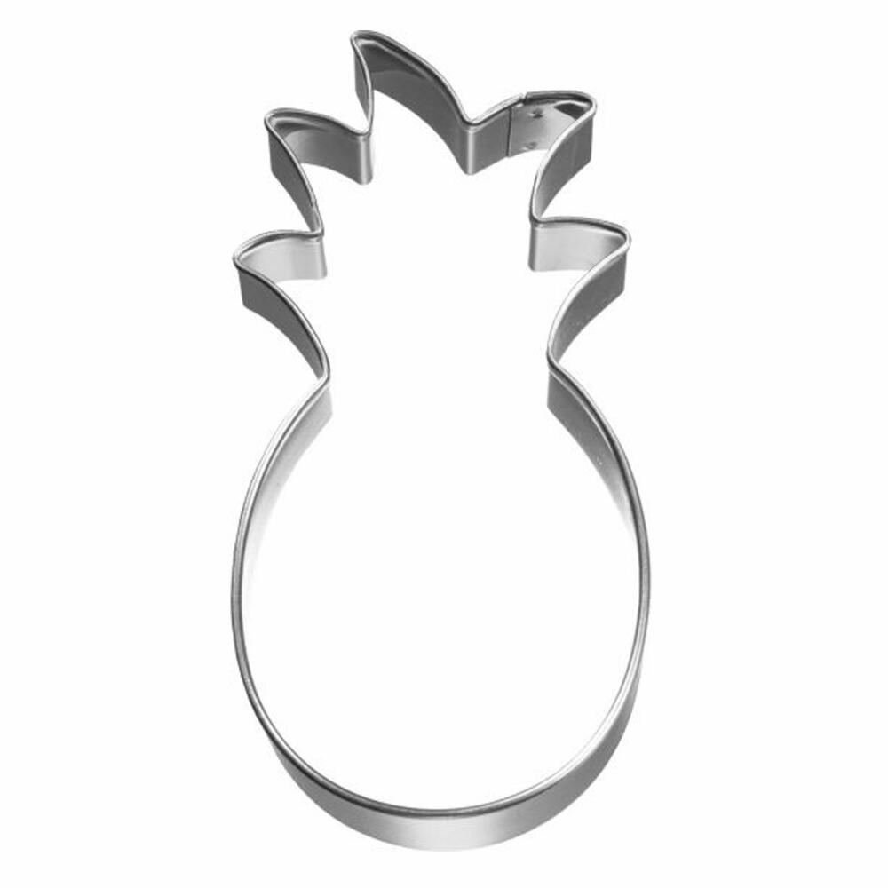 Birkmann pineapple cookie cutter, cookie cutter, cookie mold, biscuit, cookies, stainless steel, 7 cm, 197503