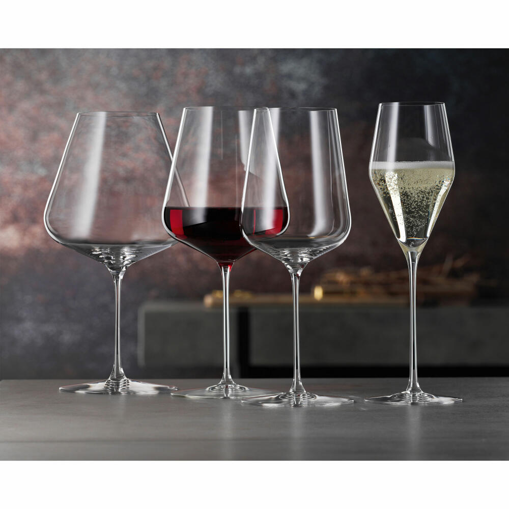 Spiegelau Definition Universalglas, 6er Set, Weinglas, Rotweinglas, Weißweinglas, Kristallglas, 550 ml, 1350101