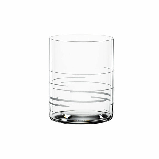 Spiegelau Whiskybecher Set Signature Drinks Lines 2-tlg., Kristallglas, 430 ml, 4035166