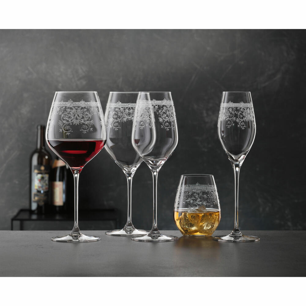 Spiegelau Bordeauxglas 2er Set Arabesque, Kristallglas, Klar, 810 ml, 4192265