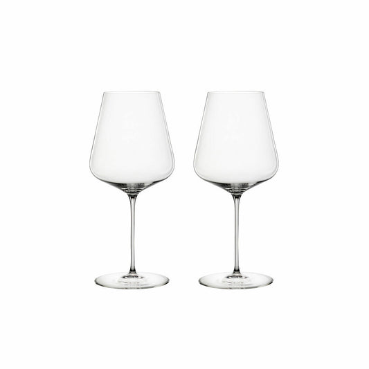 Spiegelau Bordeauxglas Set Definition 2-tlg., Weingläser, Kristallglas, 750 ml, 1350165