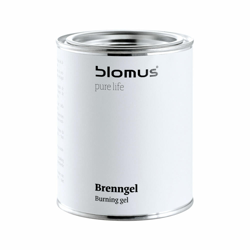 Blomus Brenngel-Dose, für Gel-Feuerstelle Luna, Brenngel, Zubehör, 500 ml, 31057