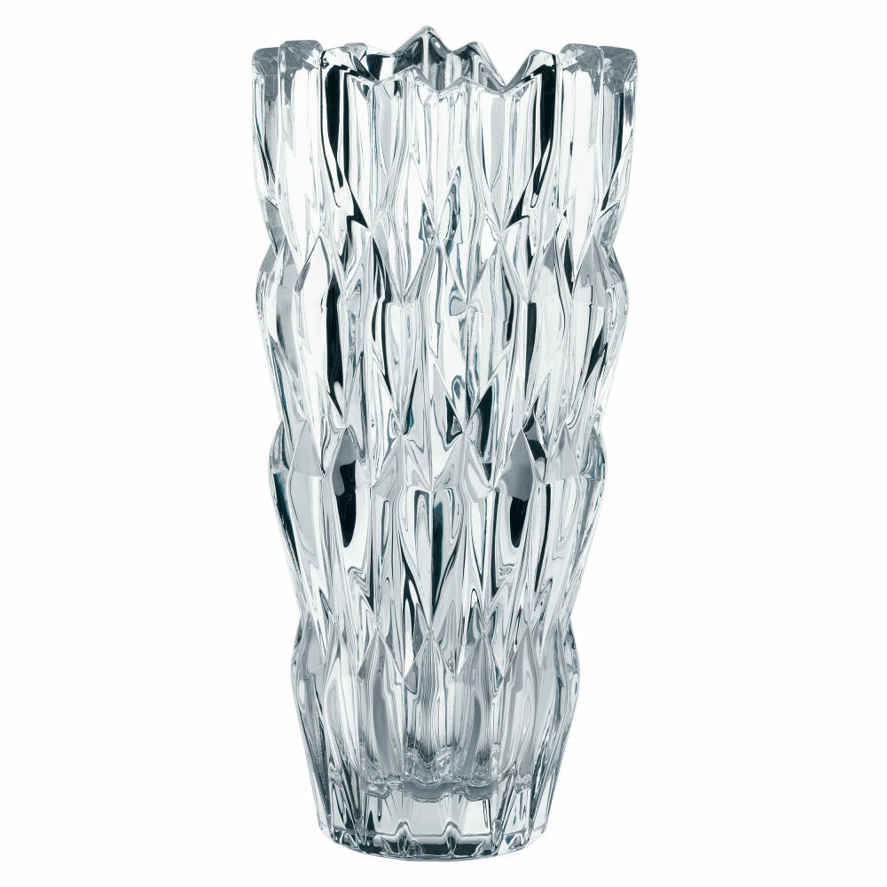 Nachtmann hochwertige Glasvase Quartz, Kristallglas, 26 cm, Made in Germany, 88332