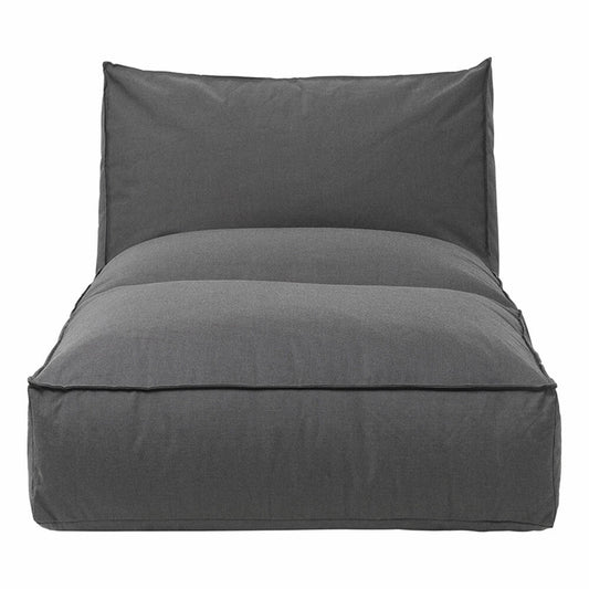 Blomus Bett S Stay, Outdoor-Liege, Kunststoff, Kunstfaser, Stahl pulverbeschichtet, Coal, 25 x 80 x 190 cm, 62042