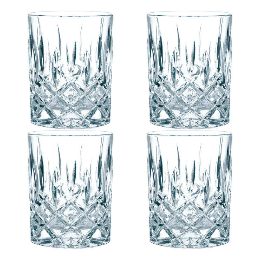 Nachtmann Noblesse whiskey cup set, set of 8, whiskey glass, tumbler, crystal glass, H 9.8 cm