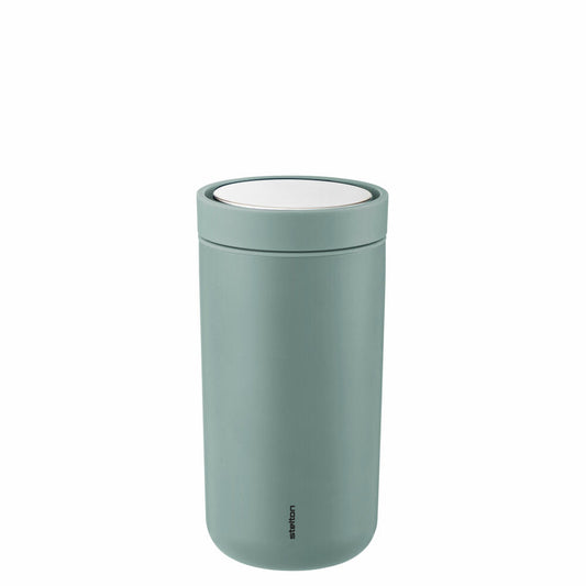 Stelton Thermobecher To Go Click, Edelstahl, Kunststoff, Dusty Green, 200 ml, 675-45