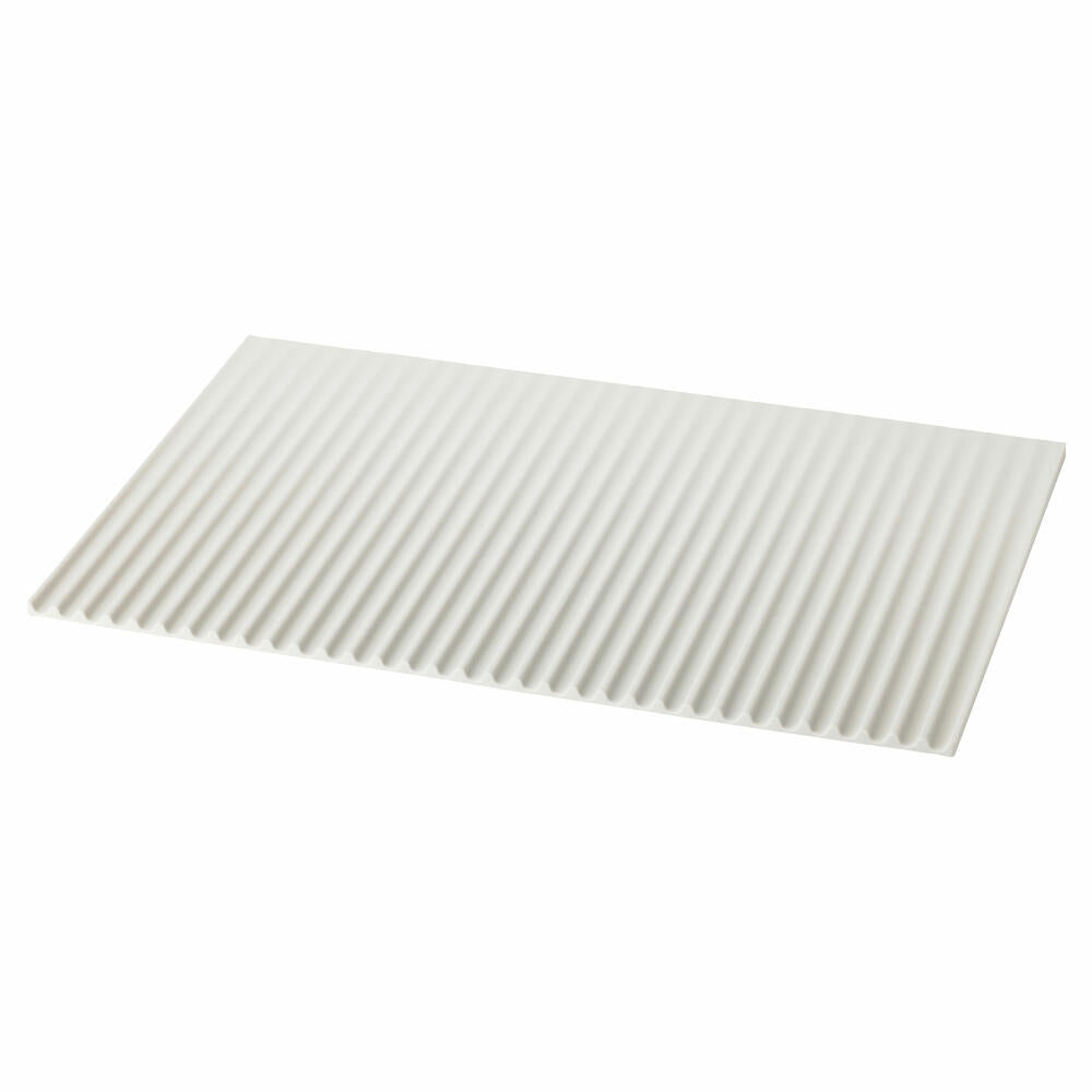 Rig-Tig Abtropfmatte Drain-It, Trockenmatte, Silikon, Light Grey, 39.5 x 26 cm, Z00116