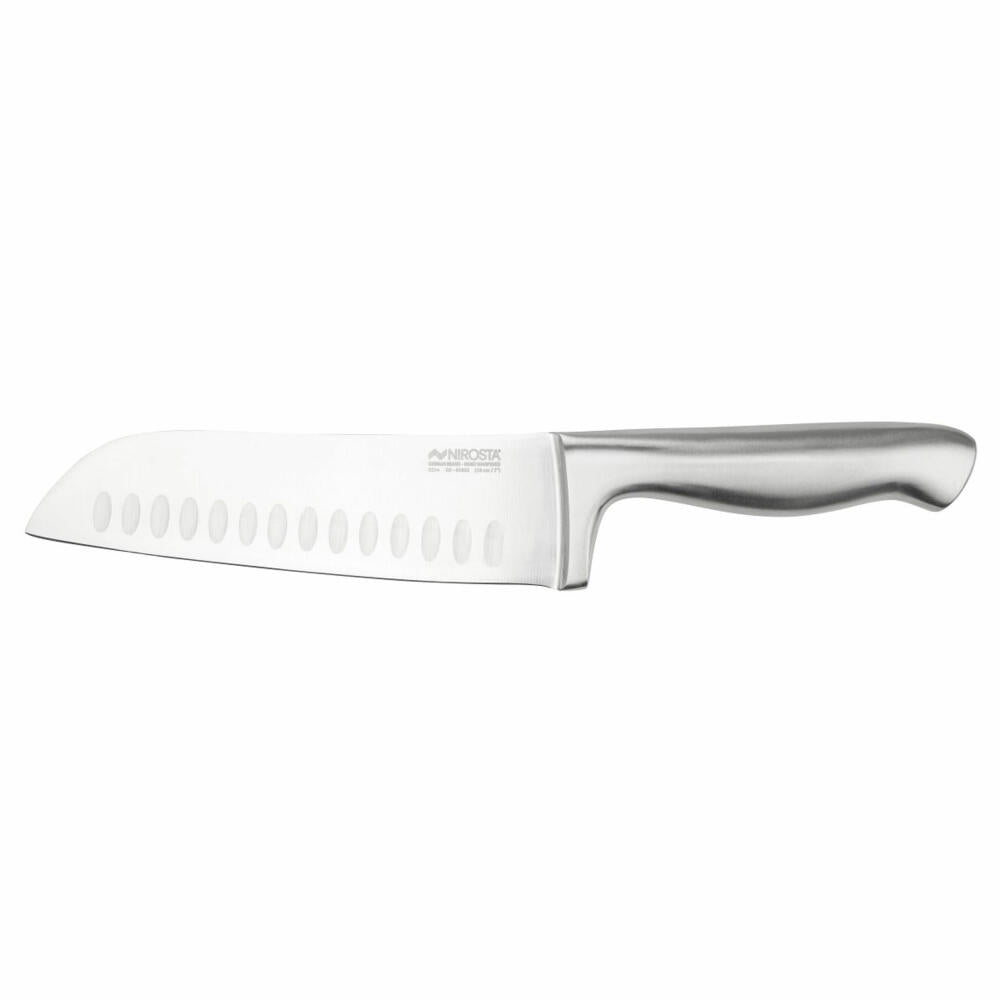 Nirosta Santoku knife Star, kitchen knife, stainless steel, silver, 18 cm blade length, 41832