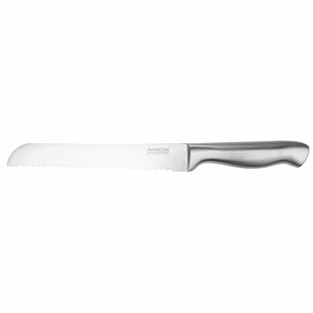 Nirosta bread knife Star, bread roll knife, stainless steel, silver, 20 cm blade length, 41833