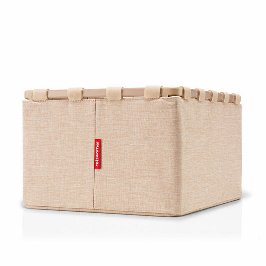 reisenthel framebox L, storage box, recycled polyester fabric, Frame Twist Coffee, 27 L, XH6043