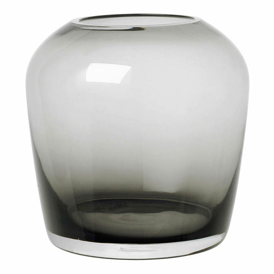 Blomus Vase LETA Smoke small, Dekovase, Blumenvase, Glasvase, Glas farbig, 10.8 cm, 66137