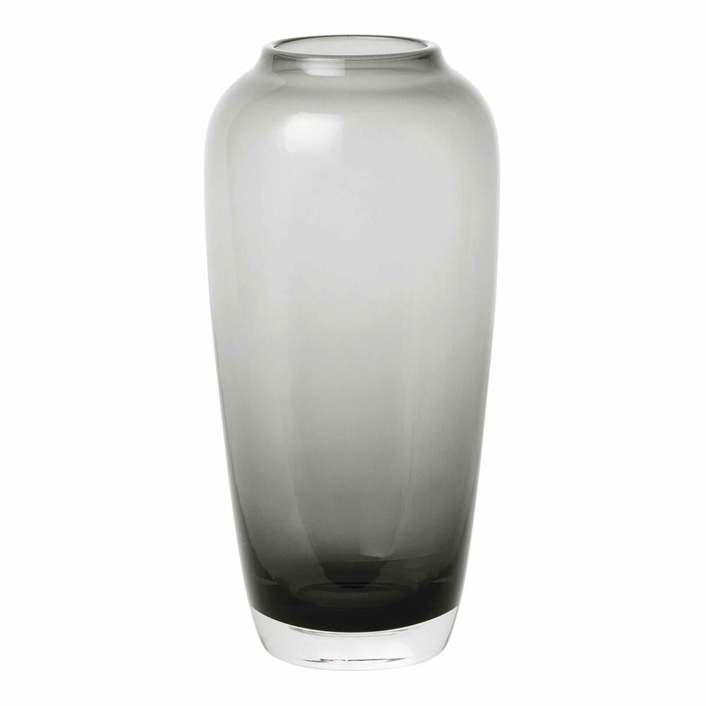 Blomus Vase LETA smoke, Dekovase, Blumenvase, Glasvase, Glas farbig, 17.2 cm, 66134