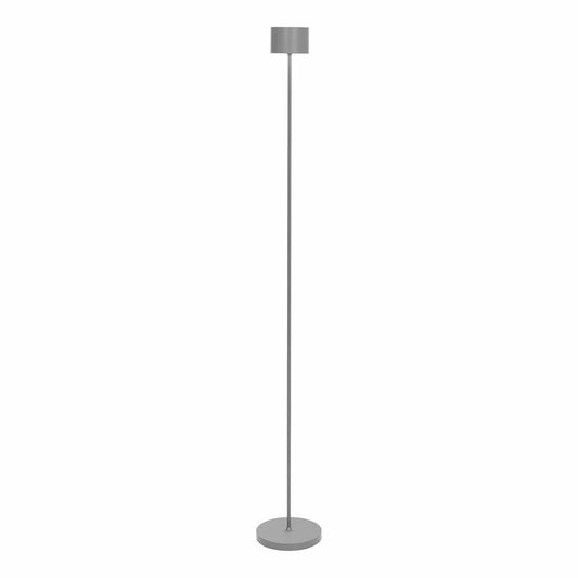 Blomus Mobile LED-Leuchte Farol Floor, dimmbar, USB-aufladbar, Aluminium matt pulverbeschichtet, Kunststoff, Satellite, 115 cm, 66128