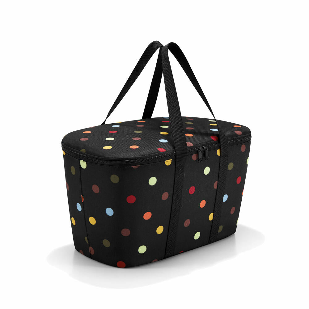 reisenthel coolerbag, einkaufstasche, isolierte tasche, isotasche für shopping, dots, UH7009