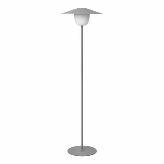 Blomus Mobile LED-Leuchte ANI LAMP FLOOR, Lampe, Aluminium matt pulverbeschichtet, Satellite, 66072