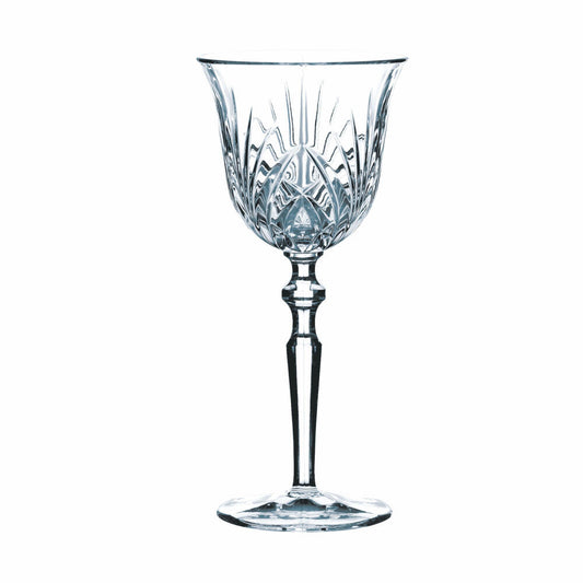 Nachtmann Palais white wine goblet, white wine glass, wine glass, crystal glass, H 18.8 cm, 213 ml, 0092952-0