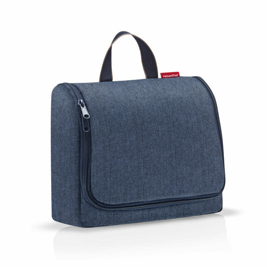 reisenthel toiletbag XL, Kosmetikbeutel, Herringbone Dark Blue, 4 L, WO4113