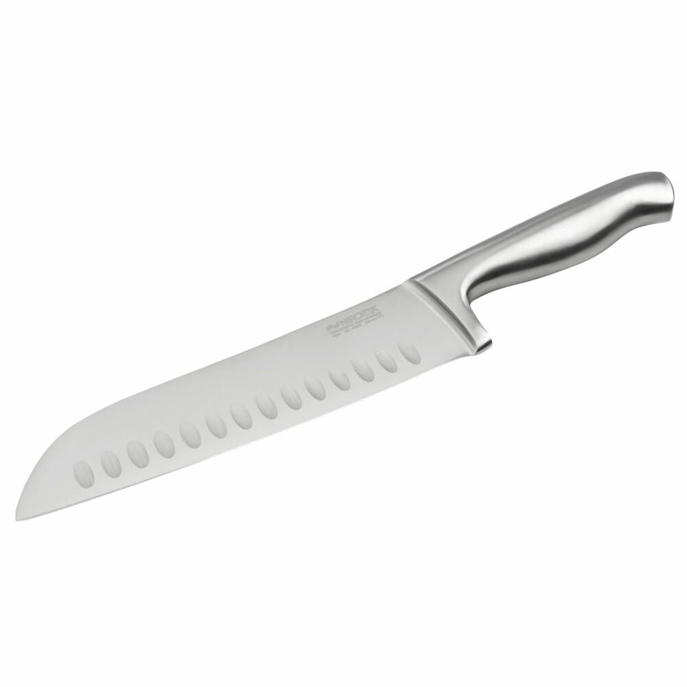 Nirosta Santoku knife Star, kitchen knife, stainless steel, silver, 18 cm blade length, 41832