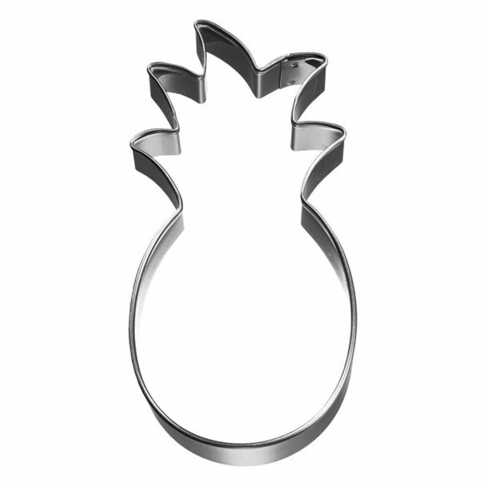 Birkmann cookie cutter pineapple, cookie cutter, cookie mold, biscuit, cookies, tinplate, 7 cm, 123267