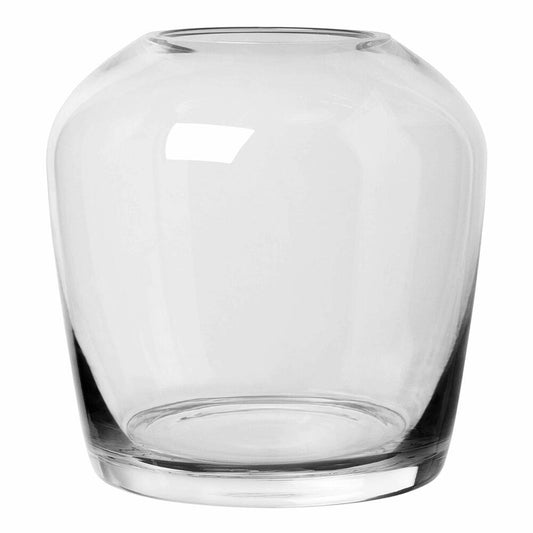 Blomus Vase LETA Clear medium, Dekovase, Blumenvase, Glasvase, Glas farbig, 12.8 cm, 66139