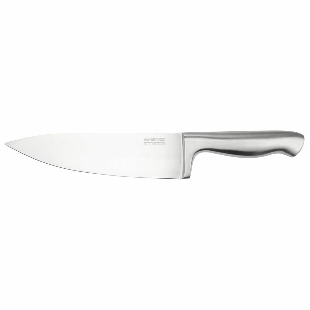 Nirosta chef's knife Star, kitchen knife, stainless steel, silver, 20 cm blade length, 41834