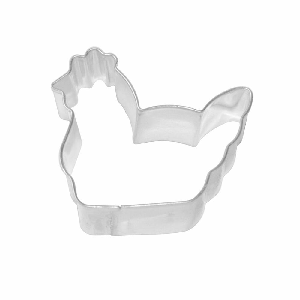 Birkmann cookie cutter hen, cookie cutter, cookie mold, biscuit, cookies, tinplate, 6 cm, 121386