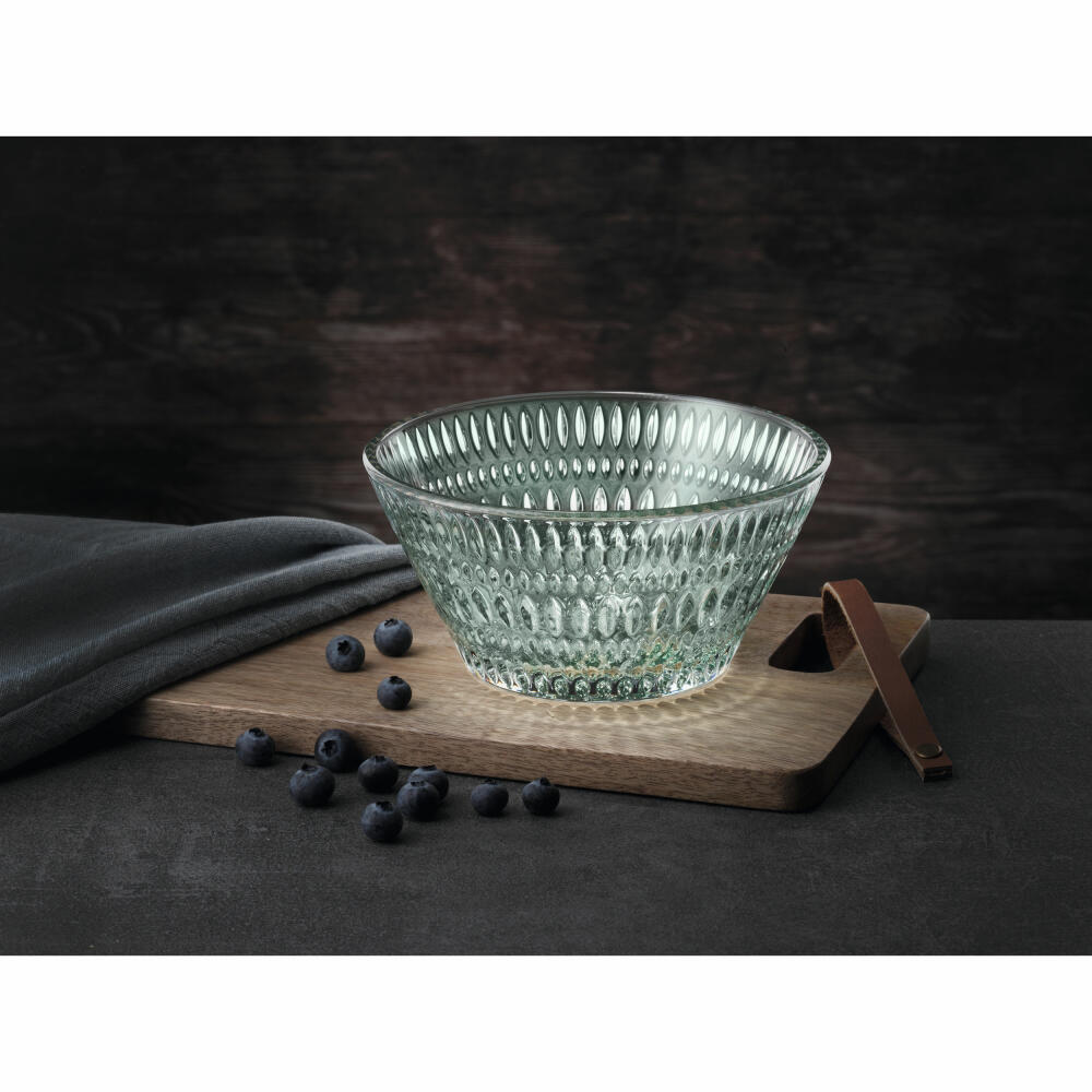 Nachtmann Ethno bowl, bowl, crystal glass, mint, Ø 16.5 cm, 105390