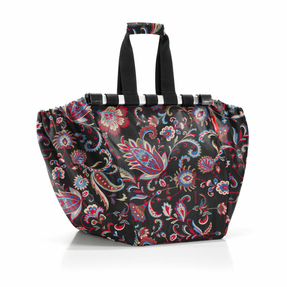 reisenthel easyshoppingbag, shopping cart bag, shopping bag, Paisley Black, 30 L, UJ7064