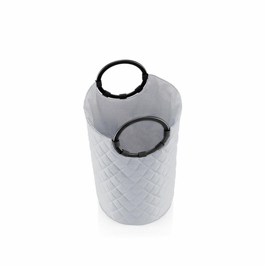 reisenthel loophome M, storage basket, Frame Rhombus Light Grey, 30 L, VS7062