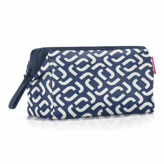 reisenthel travelcosmetic, beauty case, toiletry bag, wash bag, cosmetic bag, polyester fabric, Signature Navy, 4 L, WC4073