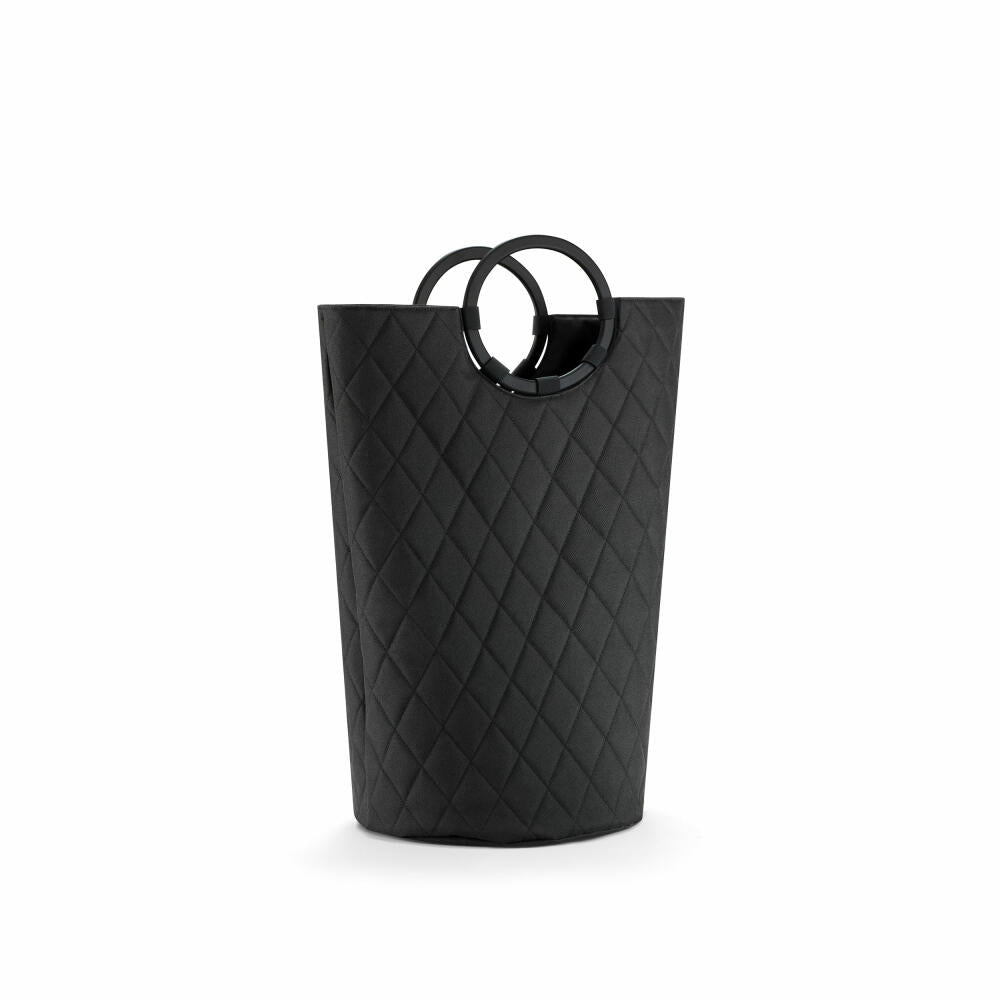 reisenthel loophome M, storage basket, Frame Rhombus Black, 30 L, VS7071