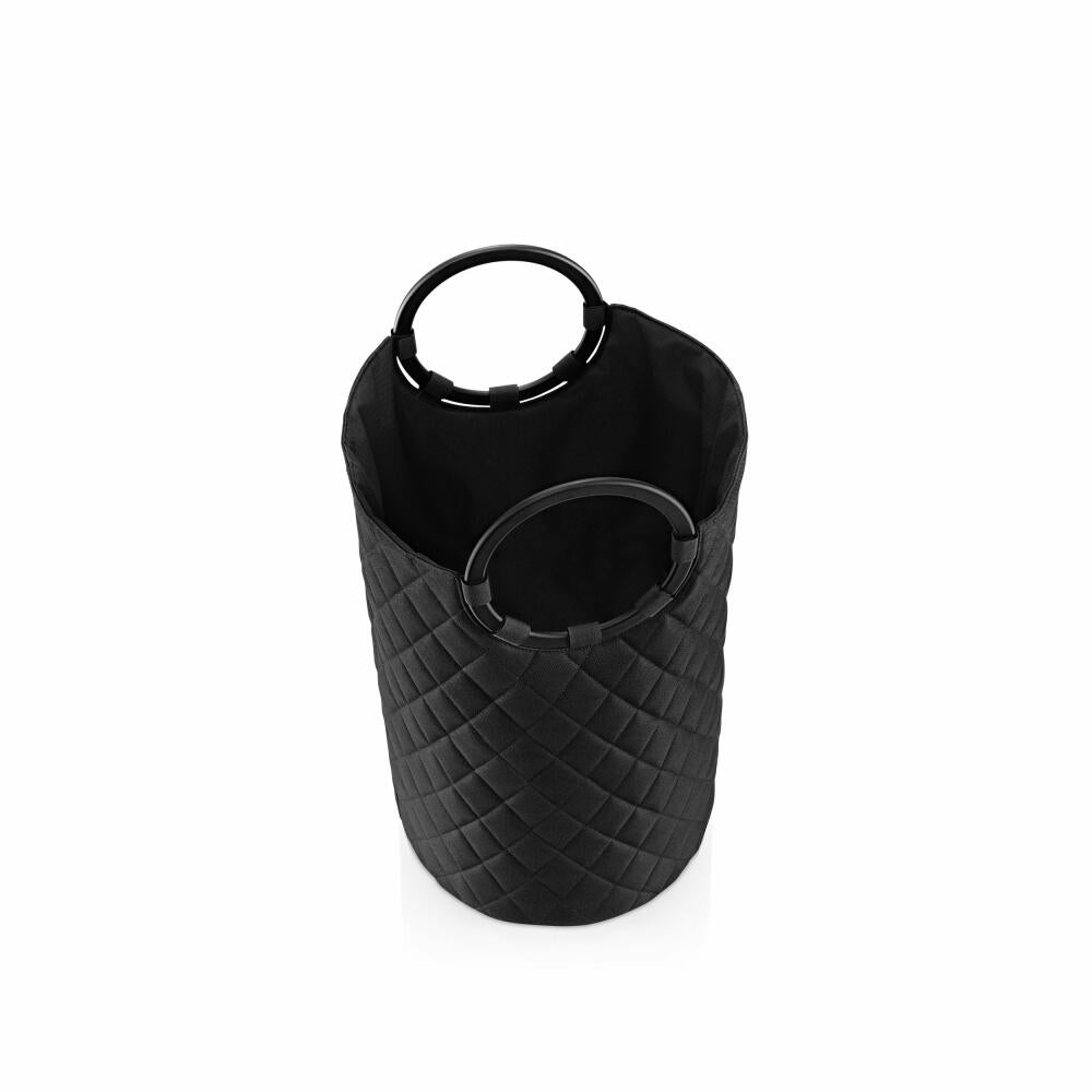 reisenthel loophome M, storage basket, Frame Rhombus Black, 30 L, VS7071