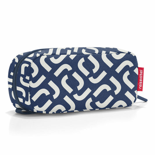 reisenthel multicase, cosmetic bag, beauty case, pencil case, pouch, polyester fabric, Signature Navy, 1.5 L, WJ4073